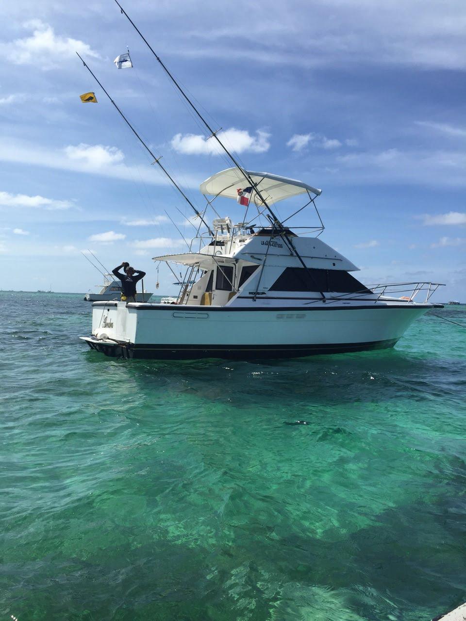 The Reynolds Family's Blue Marlin catch