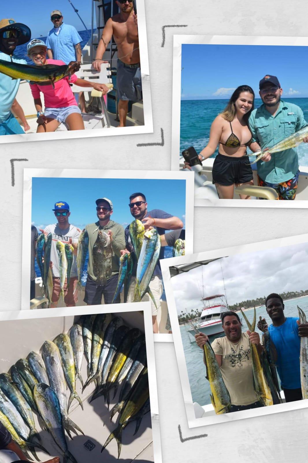 Sarah & James Thompson's Blue Marlin catch